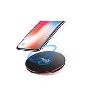 AeroCool Premium Aluminum 7.5W Designed for Apple Wireless Fast Charger-Red