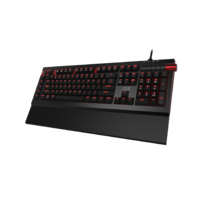 AZIO ARMATO Red Backlit Gaming Keyboard with Cherry MX Brown Key Switches