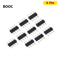 10 PCS 4 Pins Male-to-Male Connector Plugs for RGB Strip, PC fan/RGB controller
