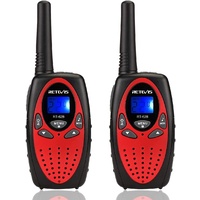 Retevis RT628 Kids Walkie Talkies 8 Channel FRS Toy for Kids Uhf FRS 2 Way Radio Toy(Red, 2 Pack)