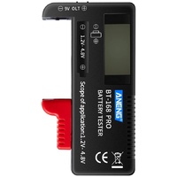 BOOC BT-168 PRO Battery Tester Universal Battery Checker for AA AAA C D 9V 1.5V Button Cell Batteries