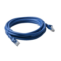 Cat 6a UTP Ethernet Cable, Snagless  - 7m Blue